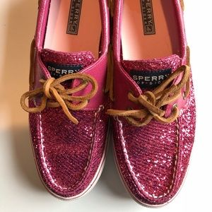 Sperry Raspberry Glitter